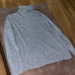 Gray heathered turtleneck sweater Sz XL